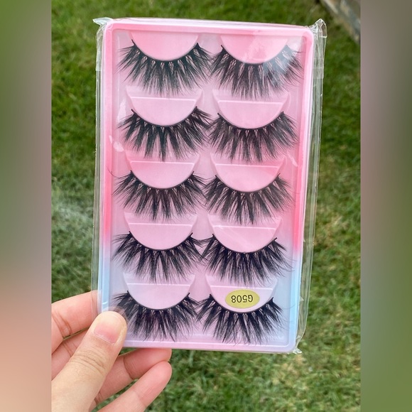 5 pair 3D soft mink fake eyelashes - Picture 2 of 5